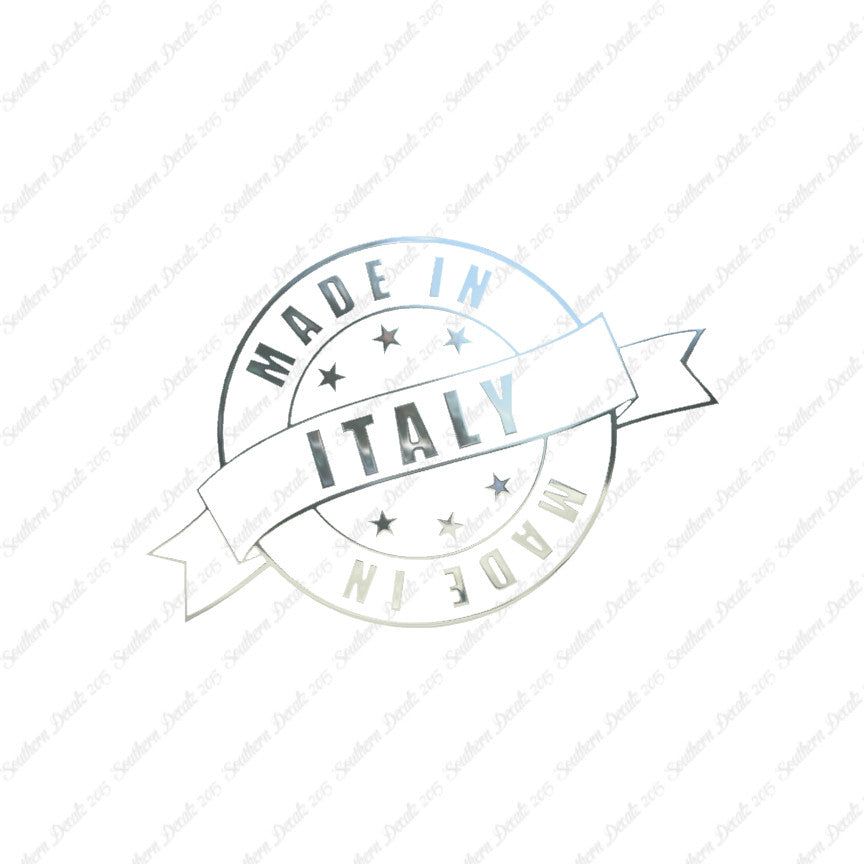 Made In Italy Stamp Logo