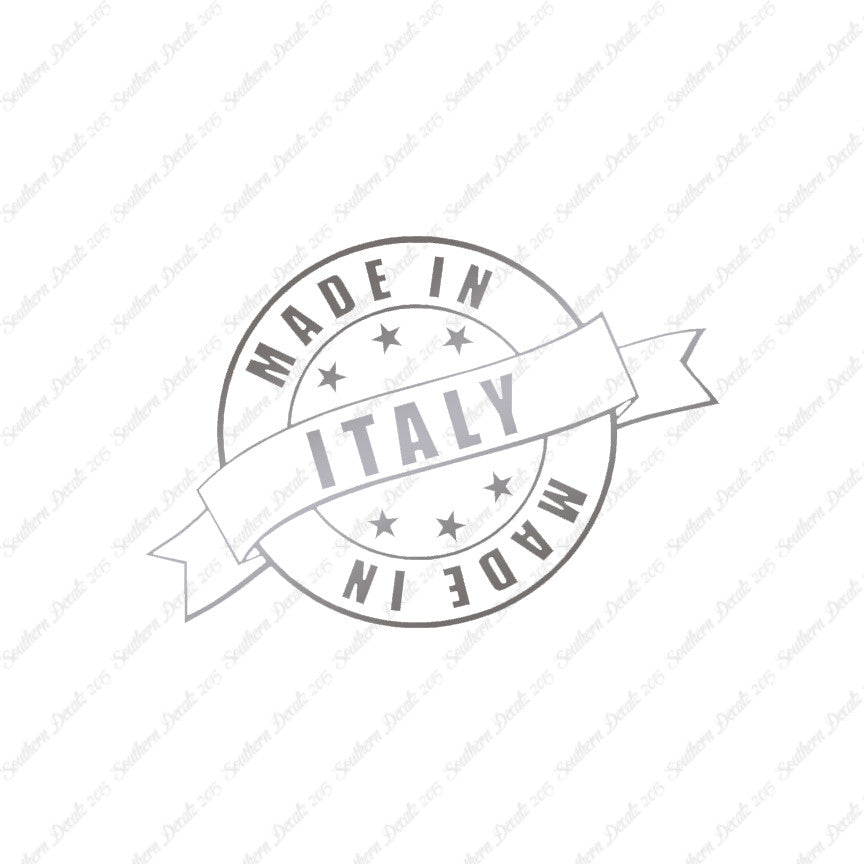 Made In Italy Stamp Logo