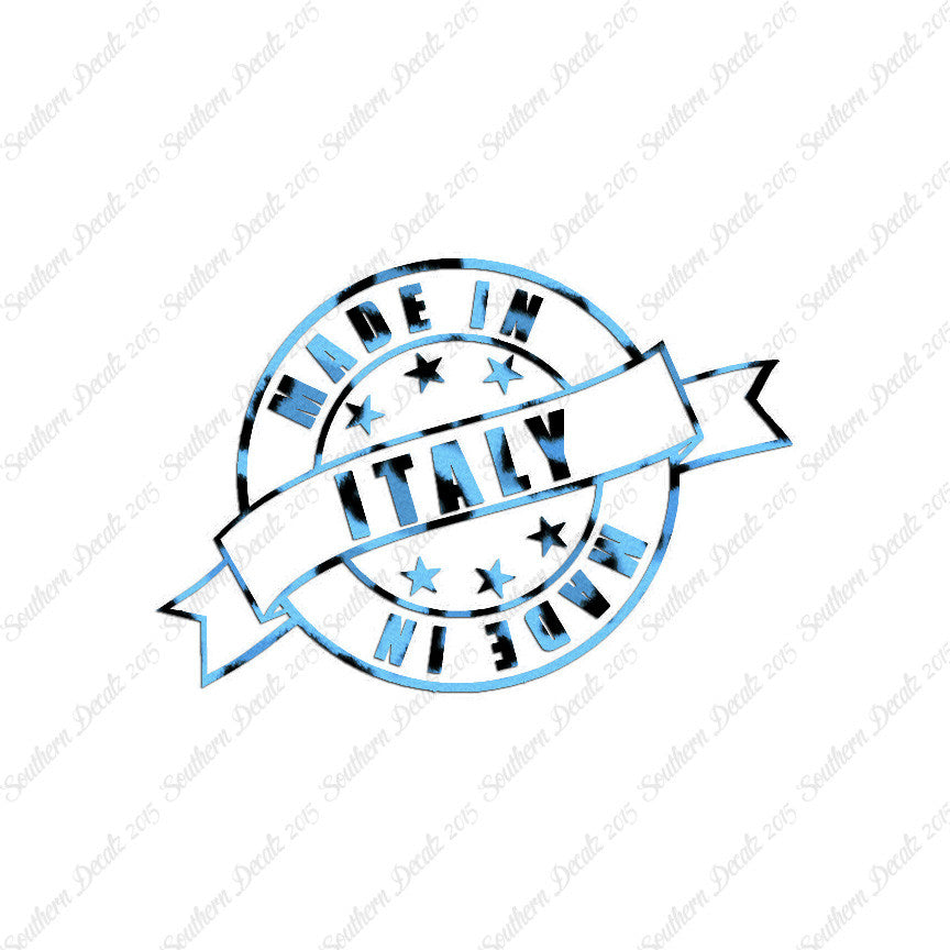 Made In Italy Stamp Logo