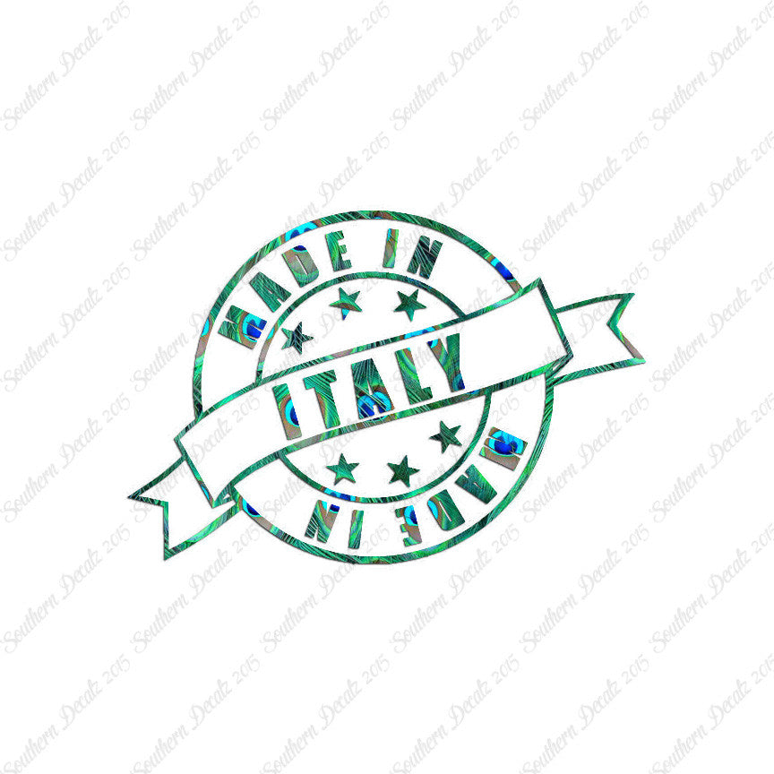 Made In Italy Stamp Logo