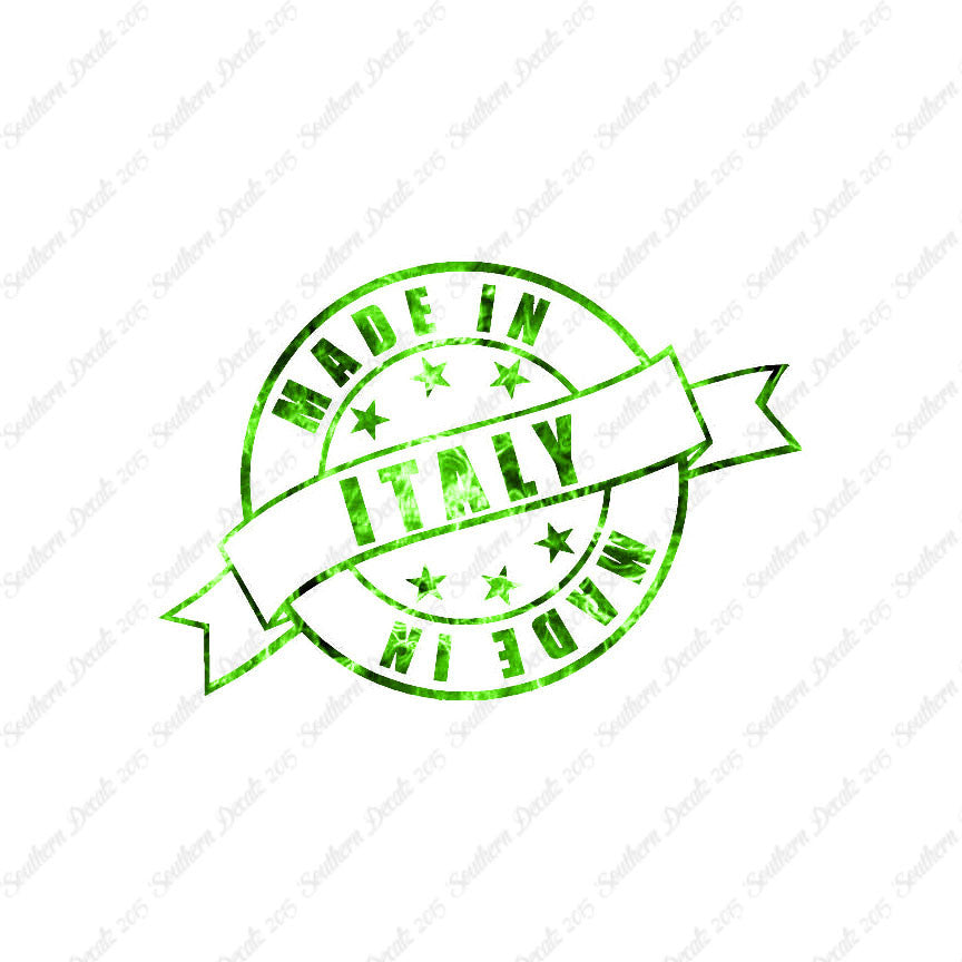 Made In Italy Stamp Logo