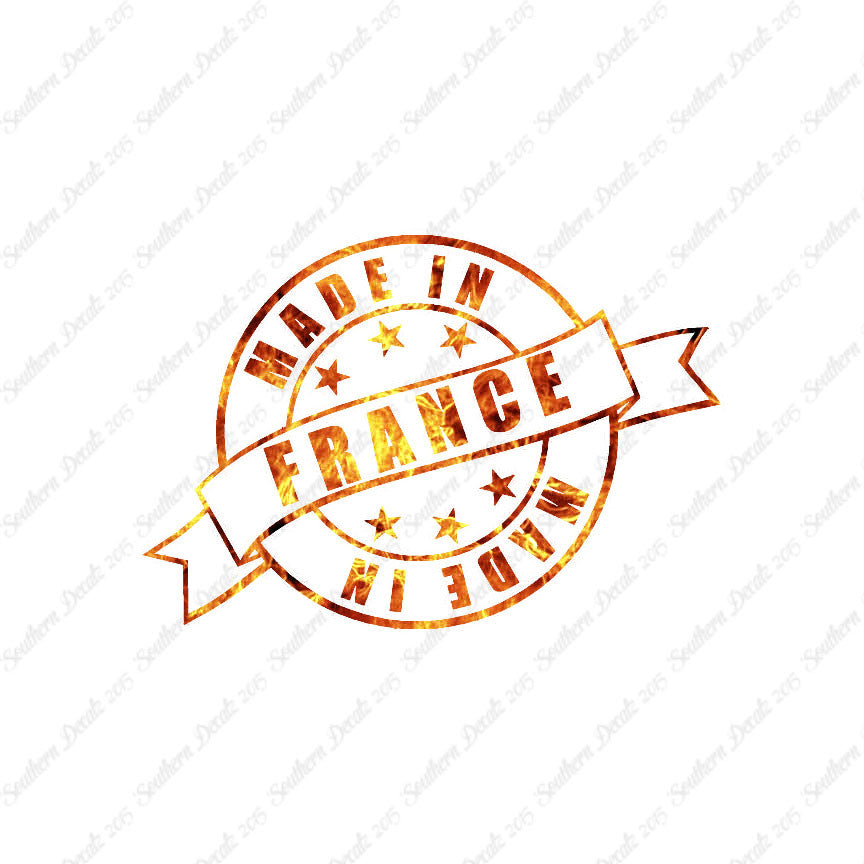 Made In France Stamp Logo