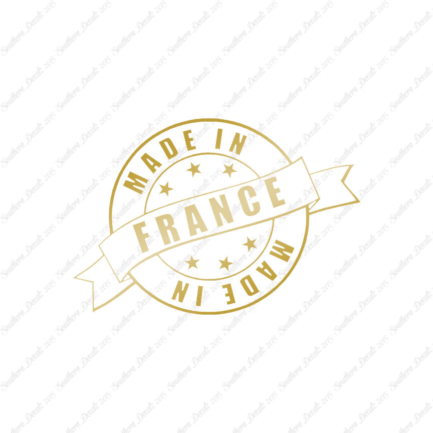 Made In France Stamp Logo