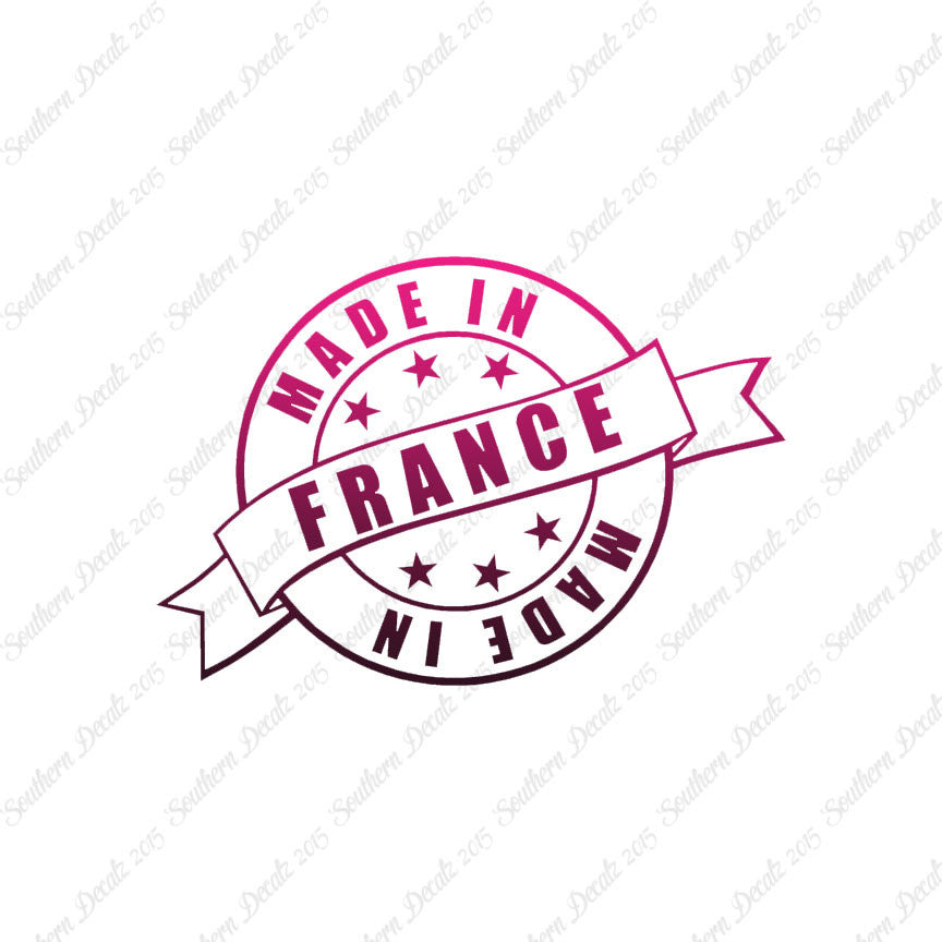 Made In France Stamp Logo