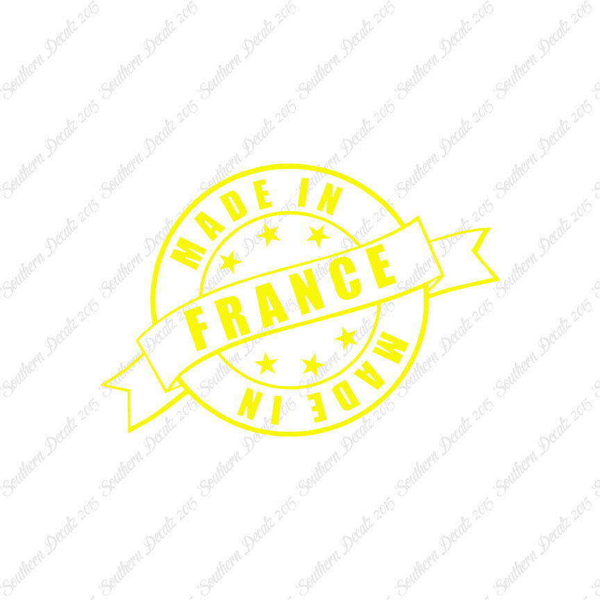 Made In France Stamp Logo