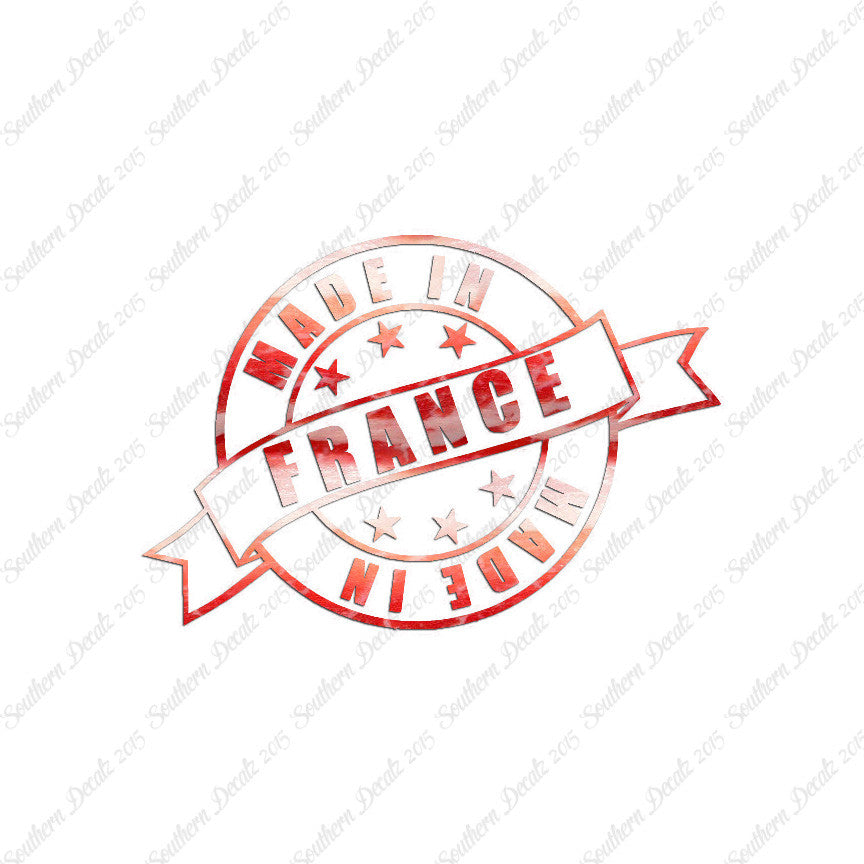 Made In France Stamp Logo