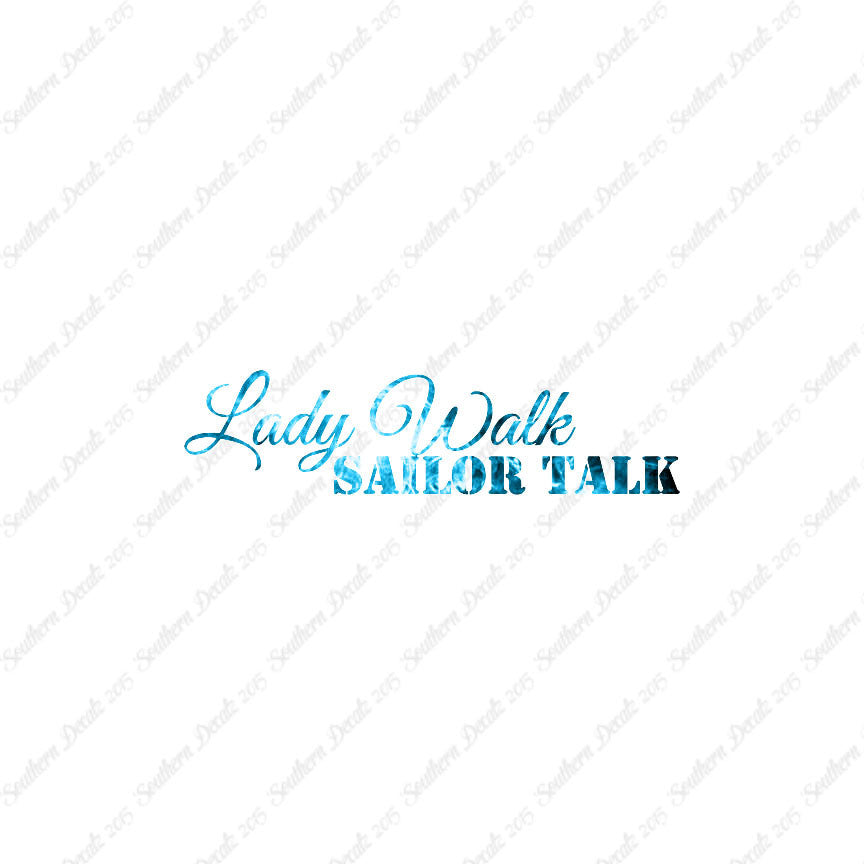 Lady Walk Sailor Talk