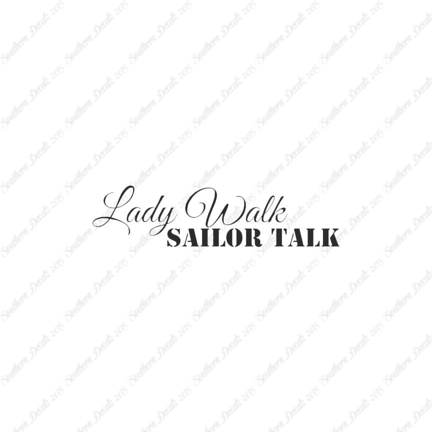 Lady Walk Sailor Talk