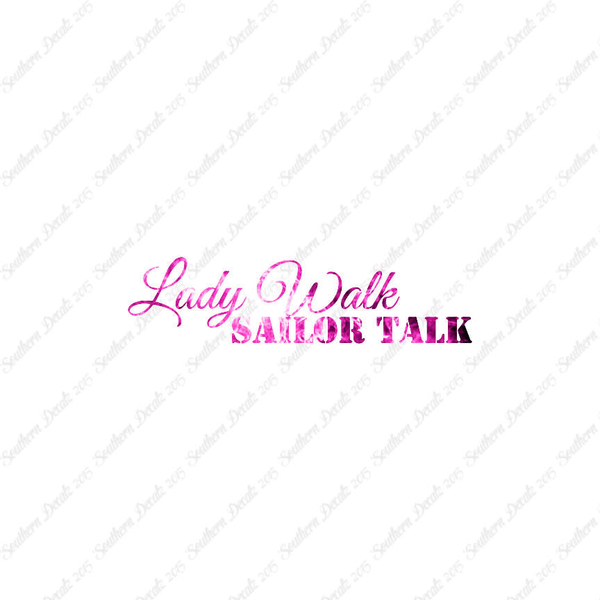 Lady Walk Sailor Talk
