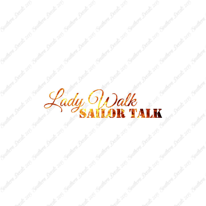 Lady Walk Sailor Talk