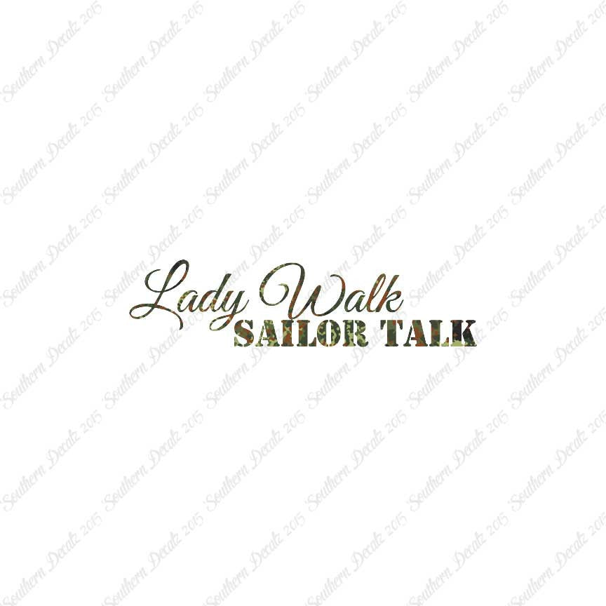 Lady Walk Sailor Talk