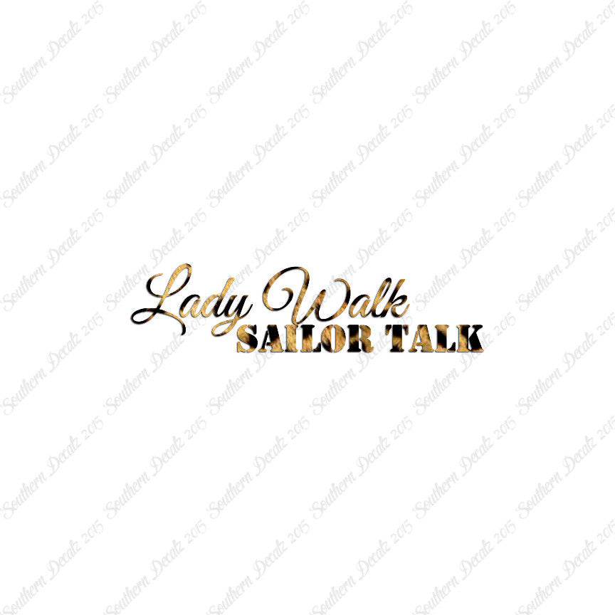 Lady Walk Sailor Talk