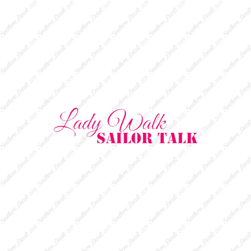 Lady Walk Sailor Talk