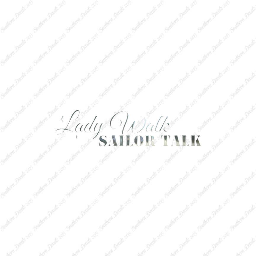 Lady Walk Sailor Talk