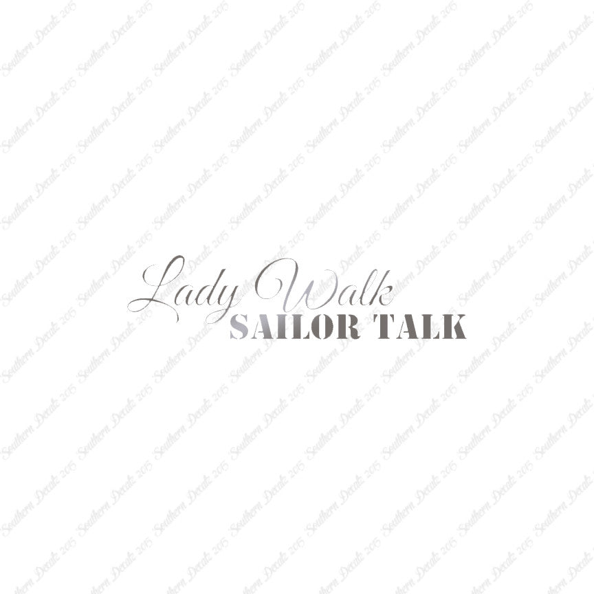Lady Walk Sailor Talk