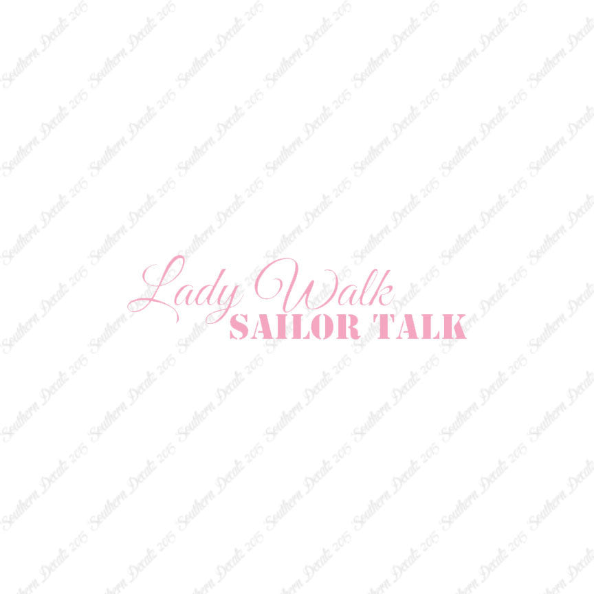 Lady Walk Sailor Talk