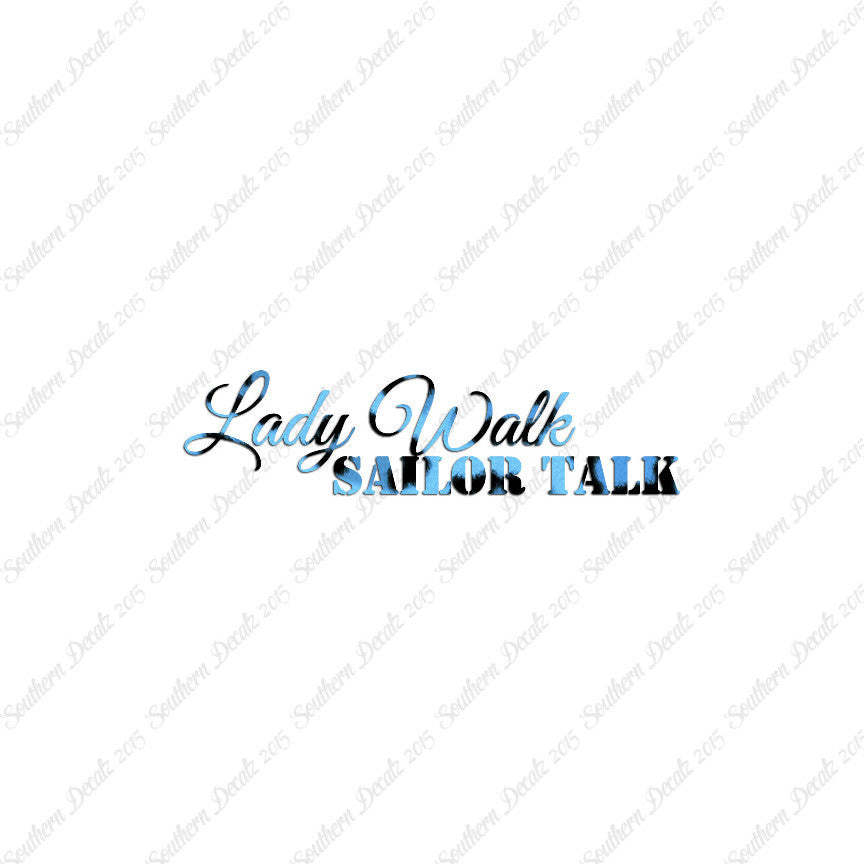 Lady Walk Sailor Talk