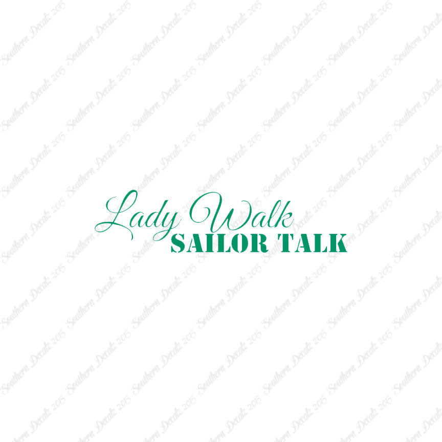 Lady Walk Sailor Talk