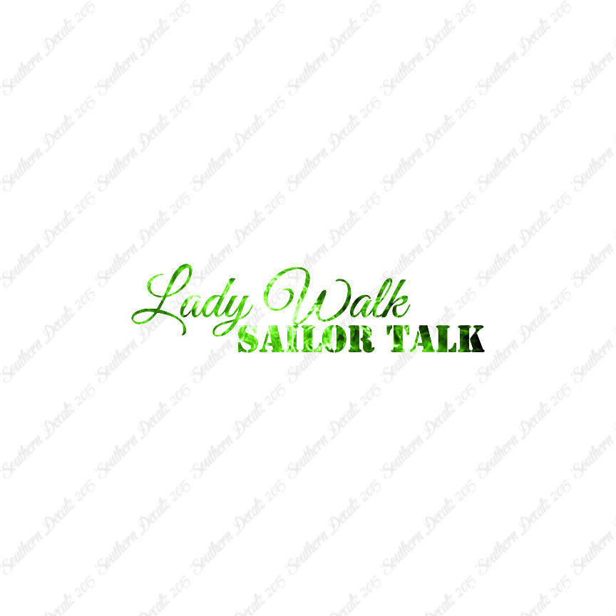Lady Walk Sailor Talk