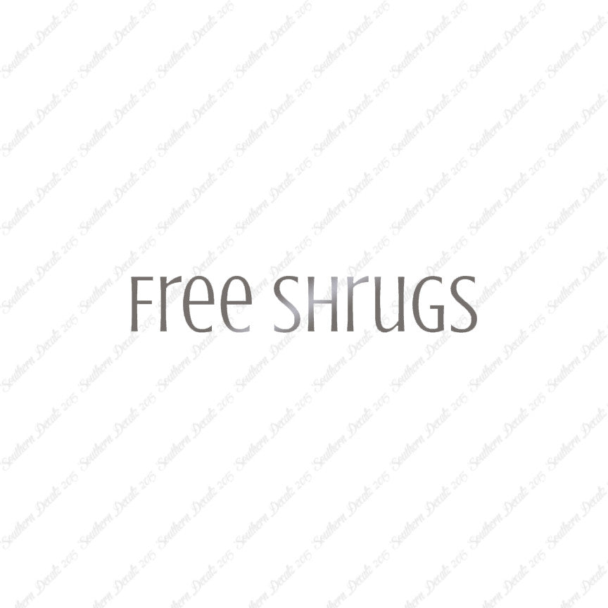 Free Shrugs