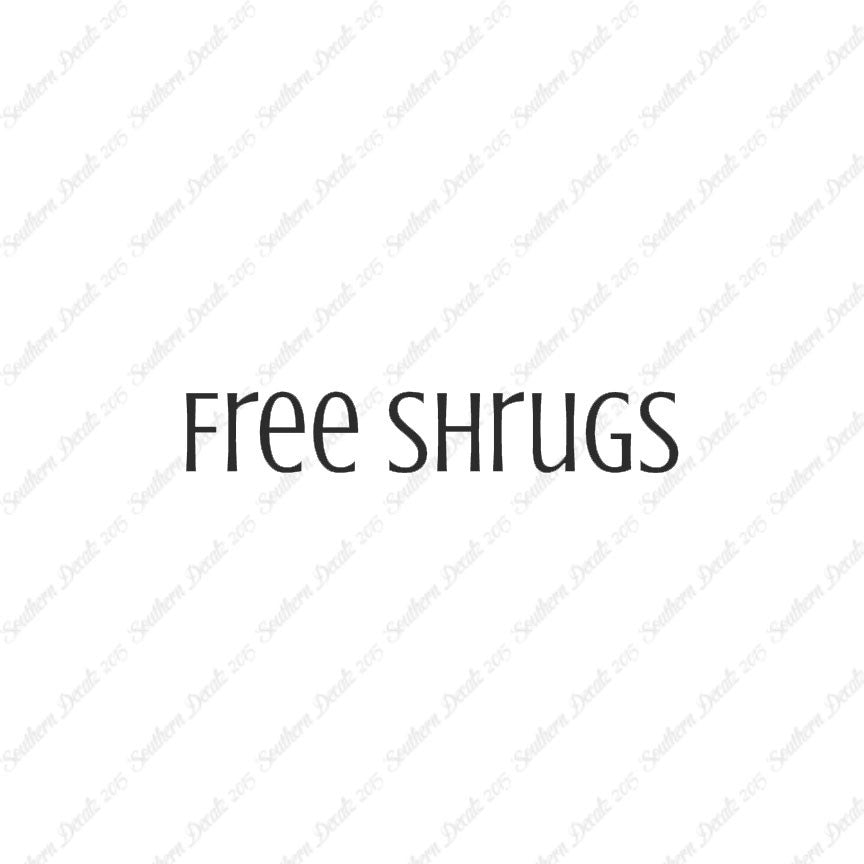 Free Shrugs