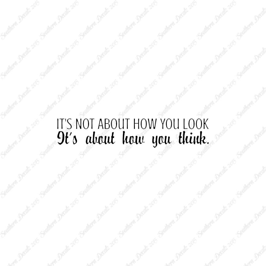 Not How You Look How You Think