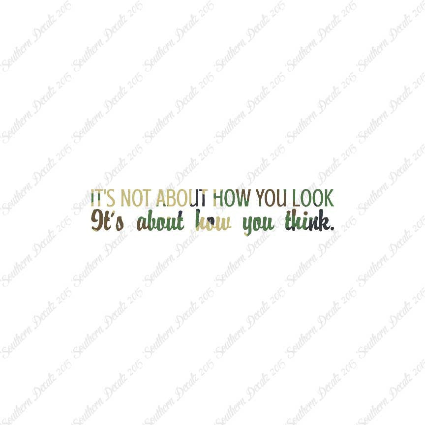 Not How You Look How You Think