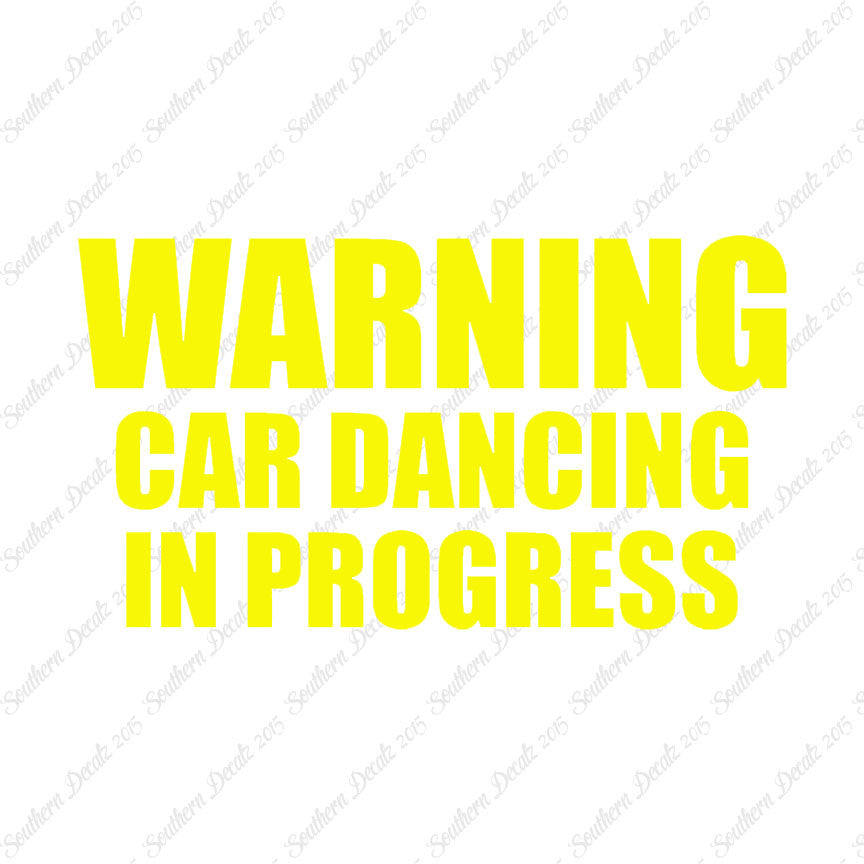 Car Dancing In Progress