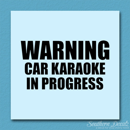 Car Karaoke In Progress