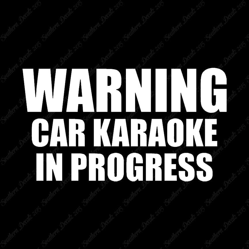 Car Karaoke In Progress
