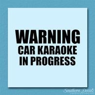 Car Karaoke In Progress