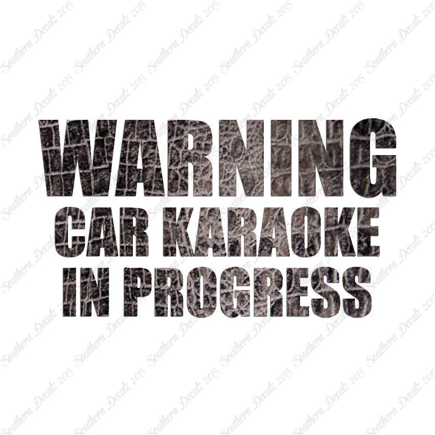 Car Karaoke In Progress