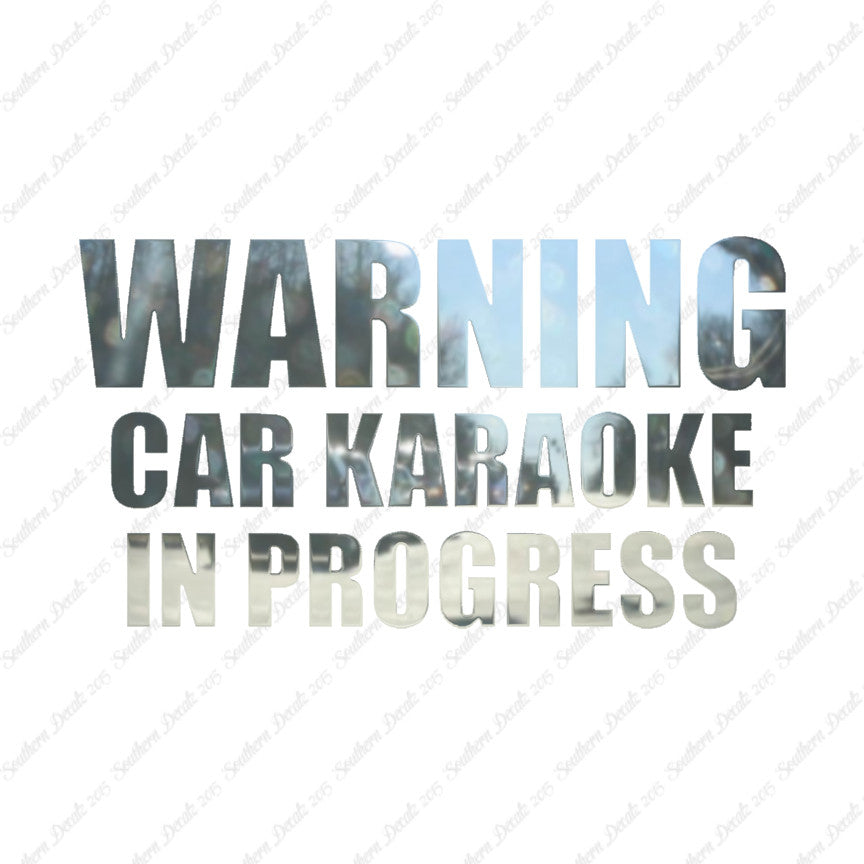 Car Karaoke In Progress