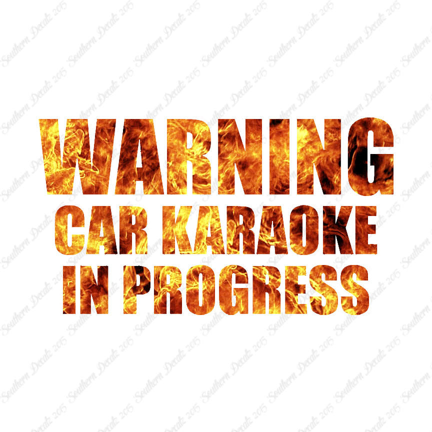 Car Karaoke In Progress