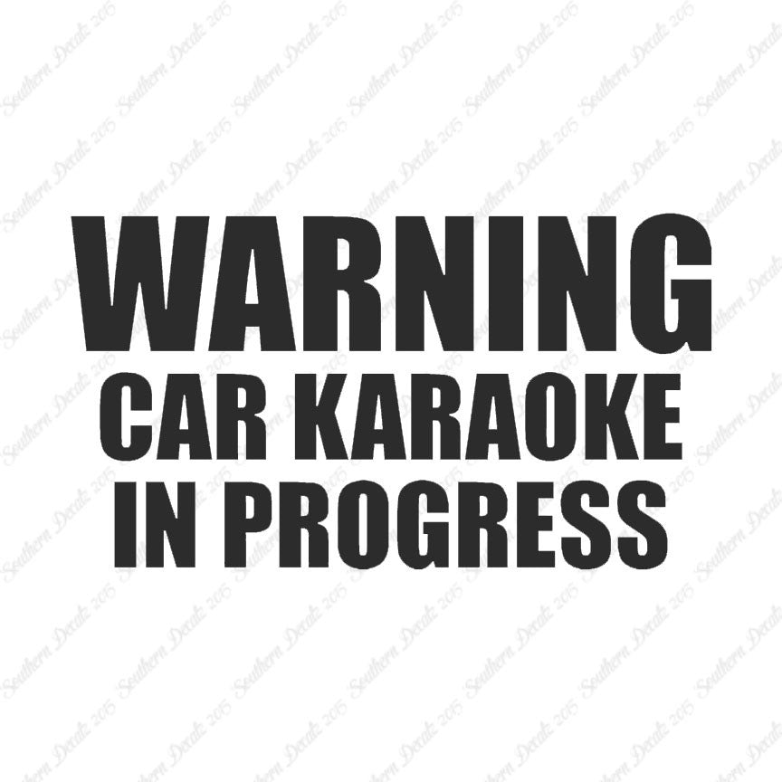 Car Karaoke In Progress