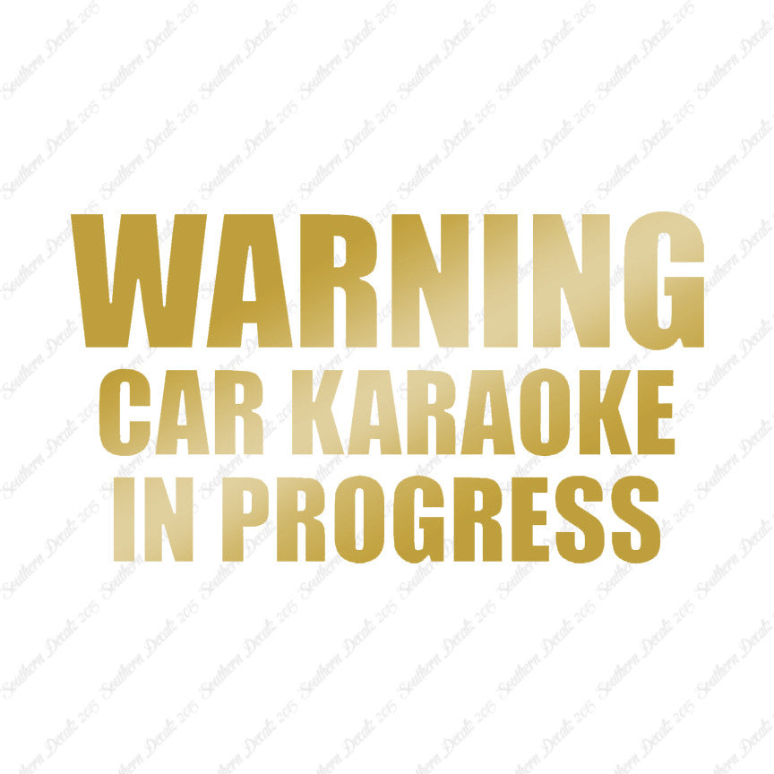 Car Karaoke In Progress