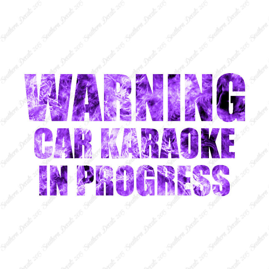 Car Karaoke In Progress