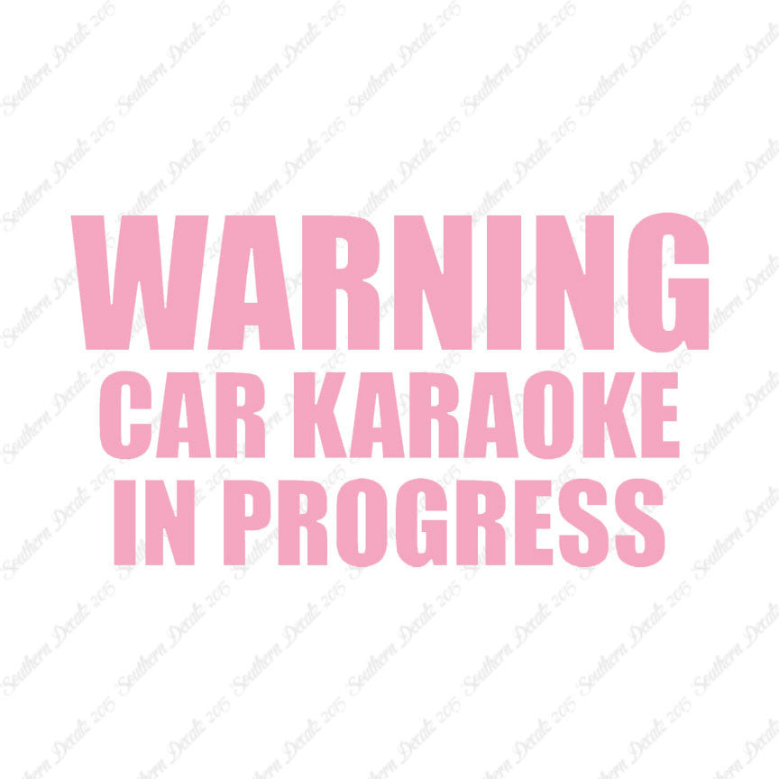 Car Karaoke In Progress
