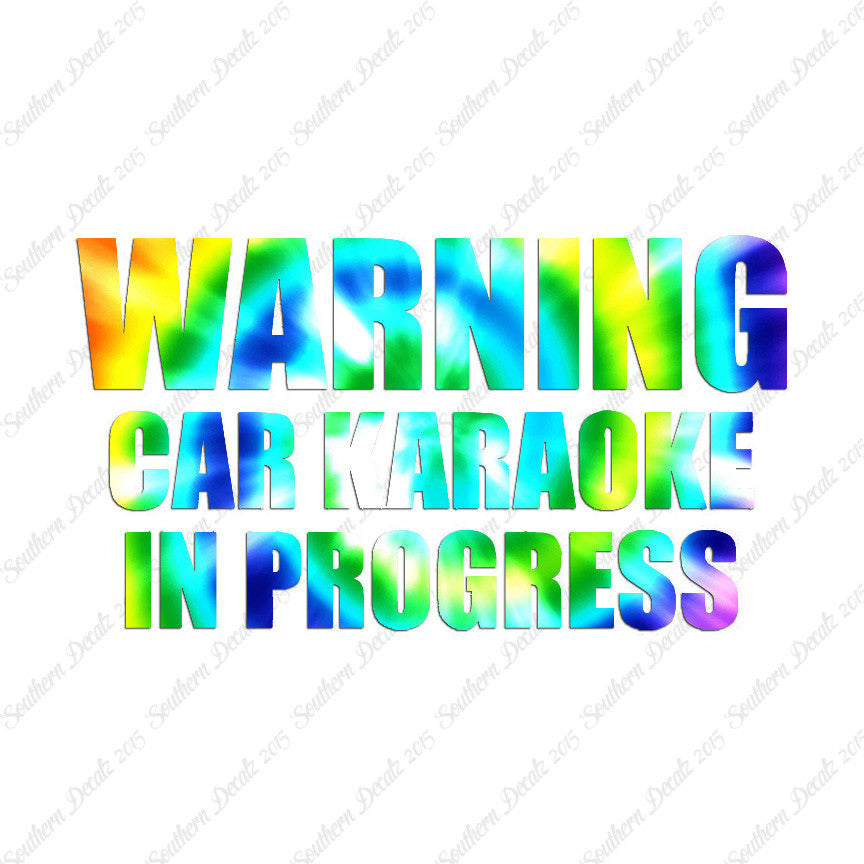 Car Karaoke In Progress
