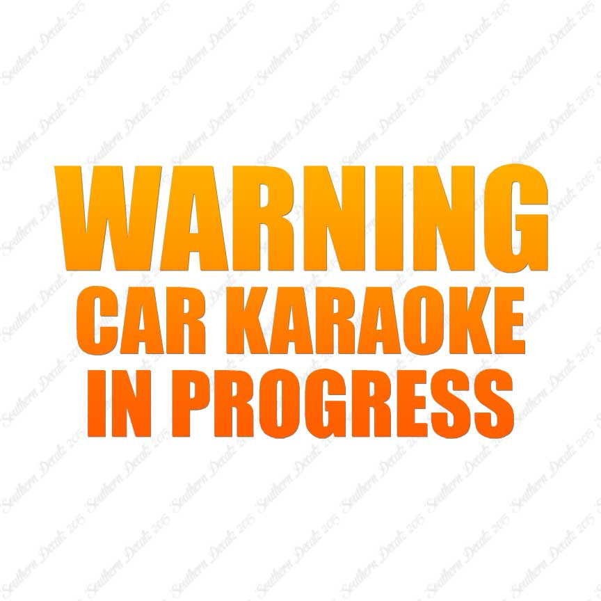 Car Karaoke In Progress