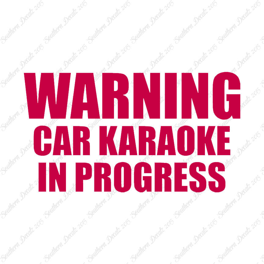 Car Karaoke In Progress