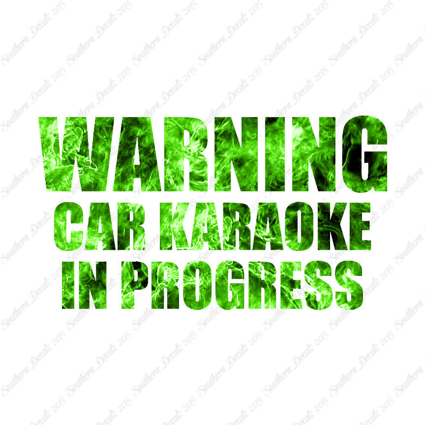 Car Karaoke In Progress