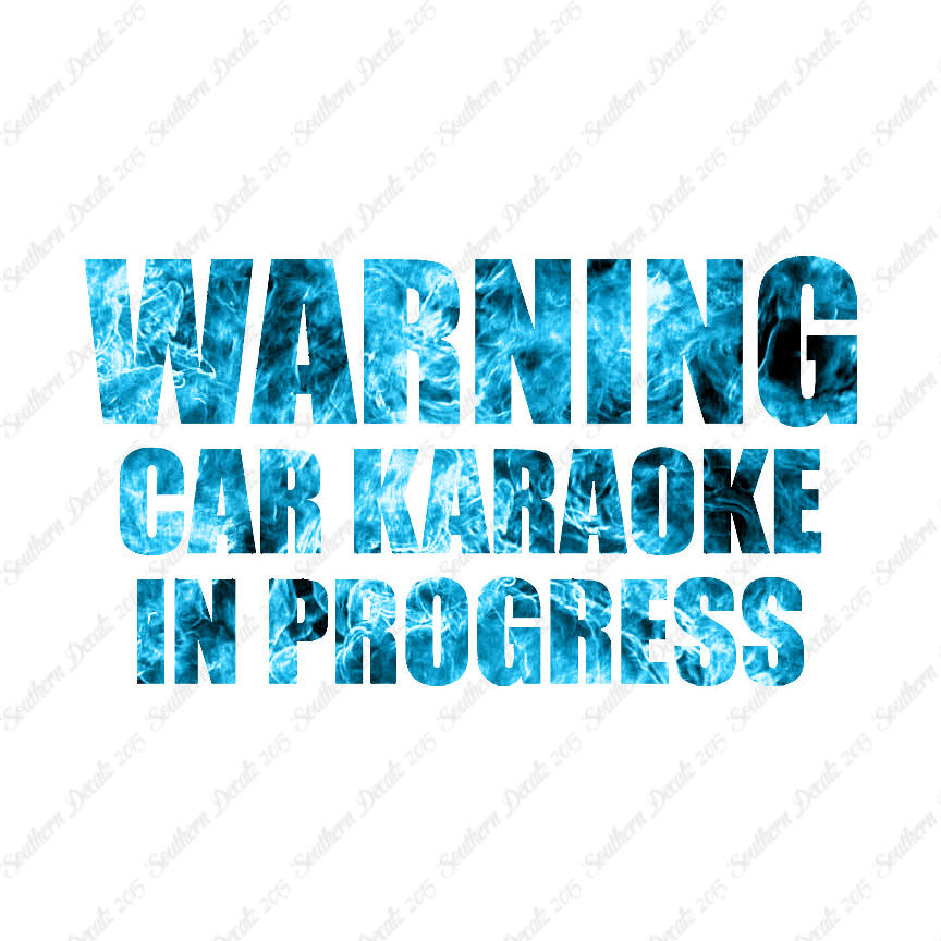 Car Karaoke In Progress