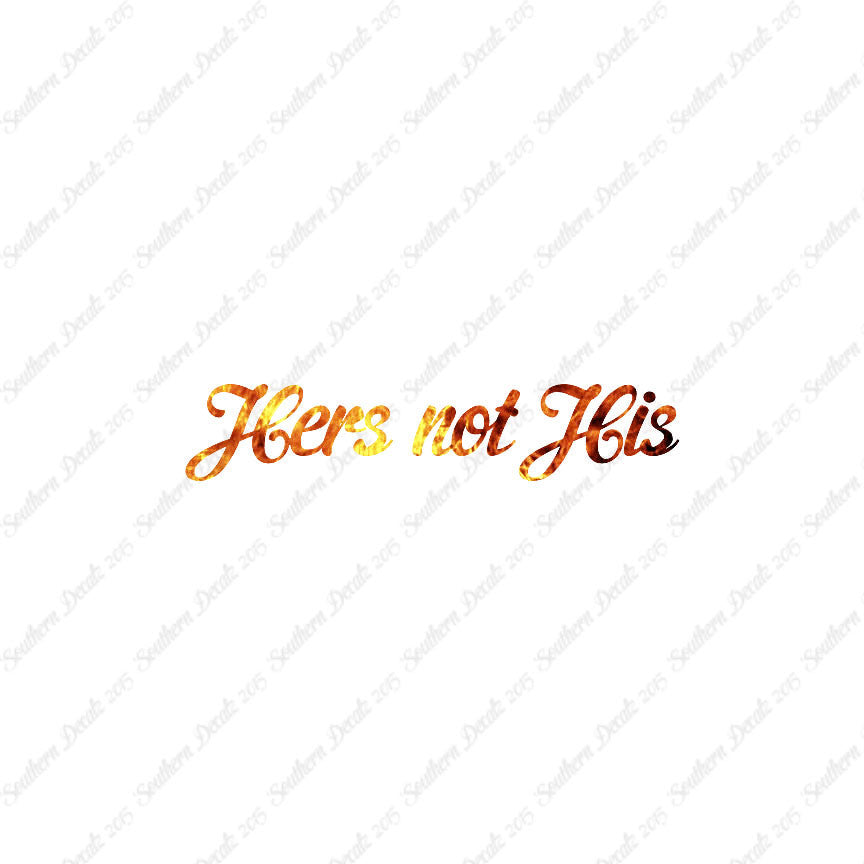 Hers Not His