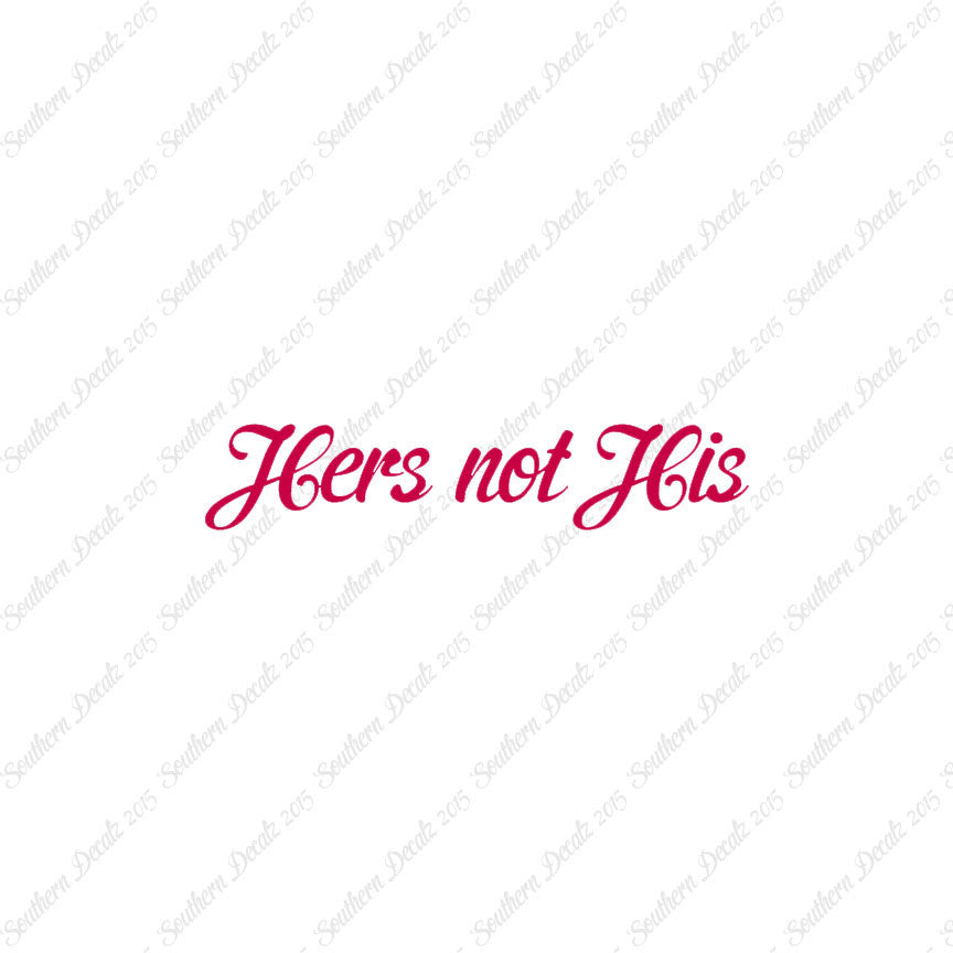 Hers Not His