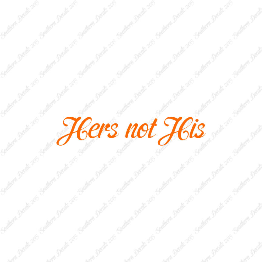 Hers Not His