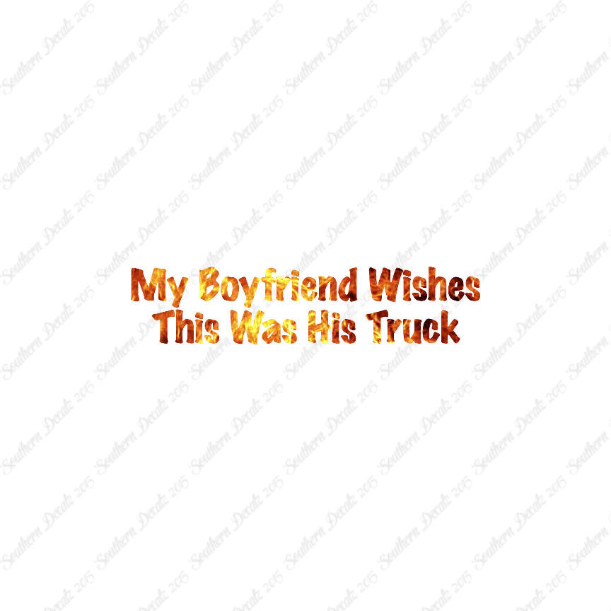 Boyfriend Wishes His Truck