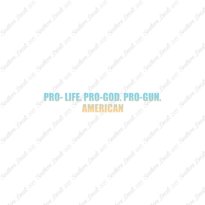Pro Life Guns God