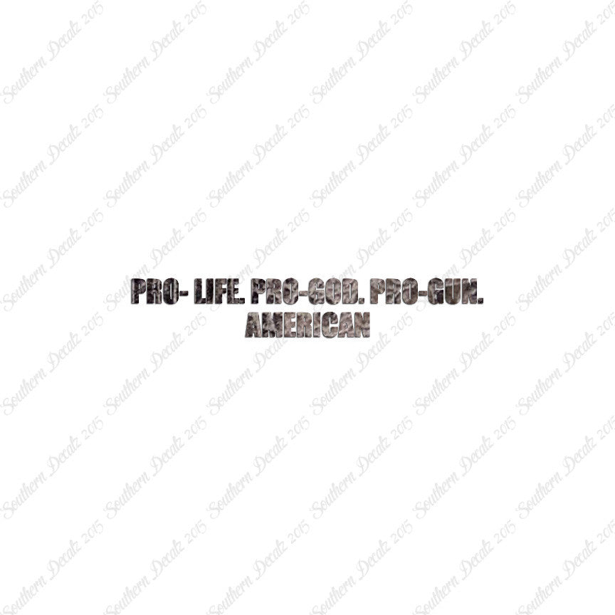 Pro Life Guns God