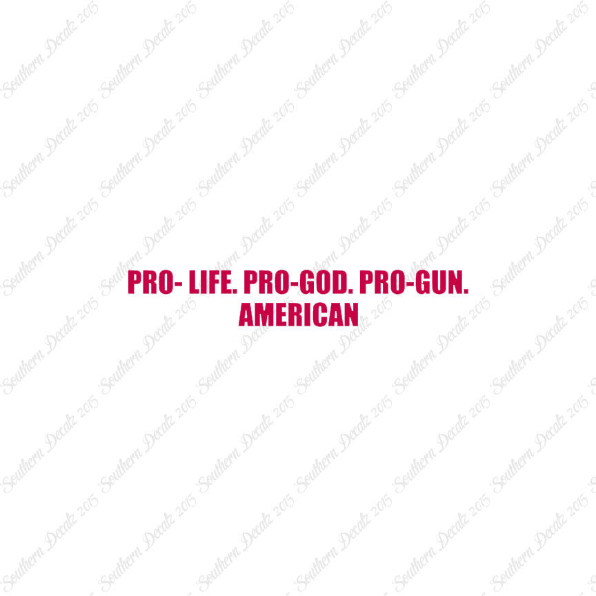 Pro Life Guns God